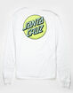 SANTA CRUZ Other Dot White Mens T-Shirt image number 1