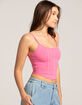 RSQ Womens Solid Corset Top image number 2