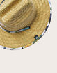 HEMLOCK HAT CO. Sammy Little Kids Straw Lifeguard Hat image number 5