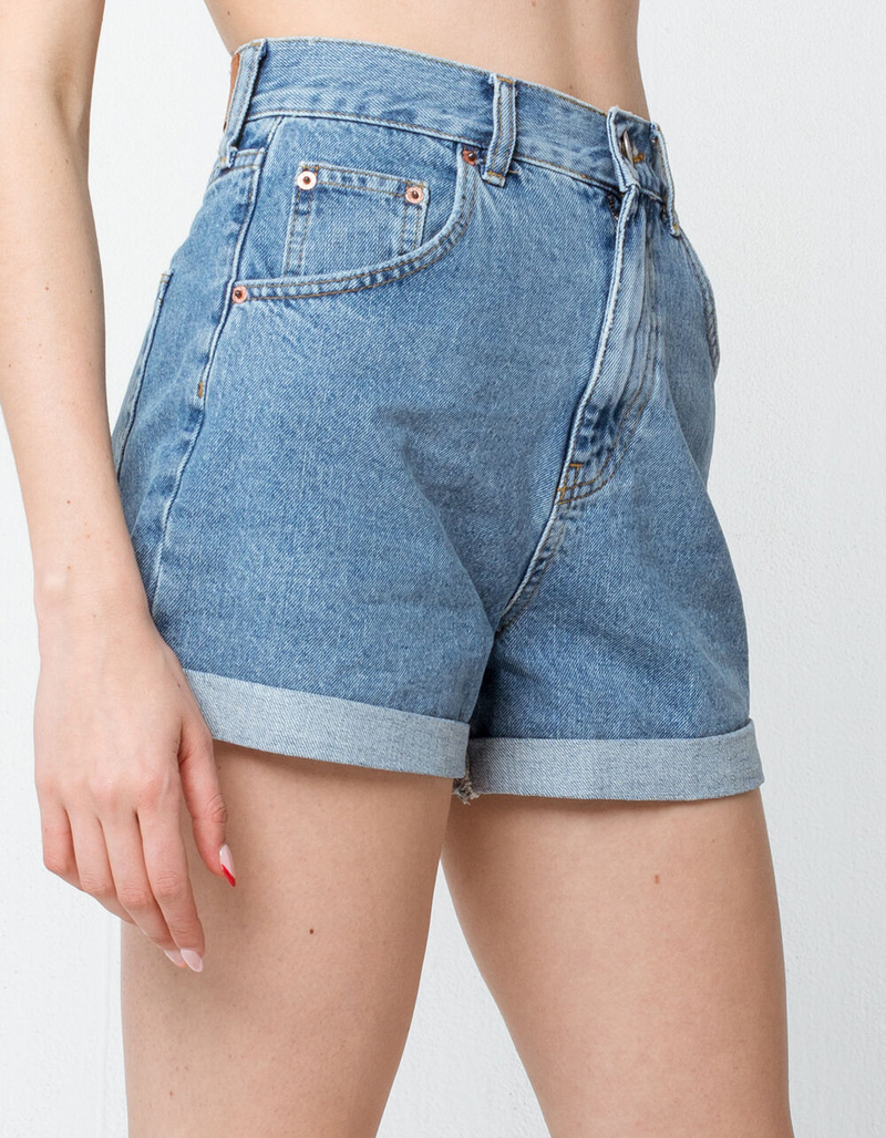 BDG Urban Outfitters Rolled Hem Womens Mom Shorts image number 1