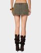 EDIKTED Camelia Denim Mini Skort image number 3