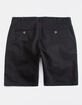 CHARLES AND A HALF Lincoln Stretch Black Mens Shorts image number 2