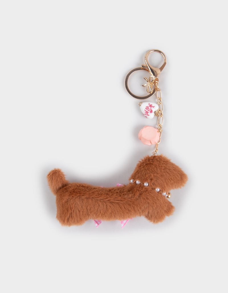 FULL TILT Plush Dog Bag Charm image number 1