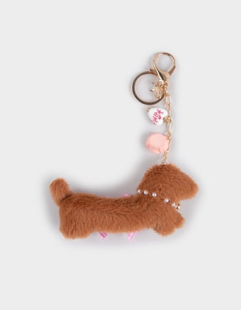 FULL TILT Plush Dog Bag Charm Alternative Image