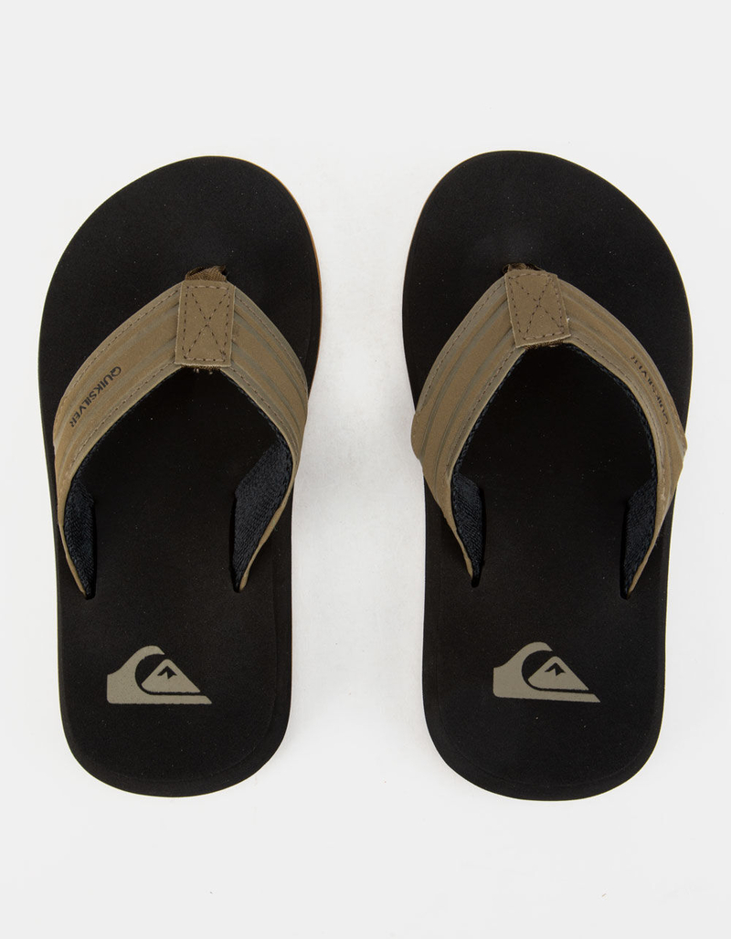 QUIKSILVER Monkey Wrench Tan Boys Sandals image number 1