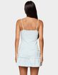 EDIKTED Tiered Ruffle Striped Mini Dress image number 3