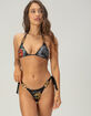 ED HARDY Link Tie Side Cheeky Bikini Bottoms image number 1