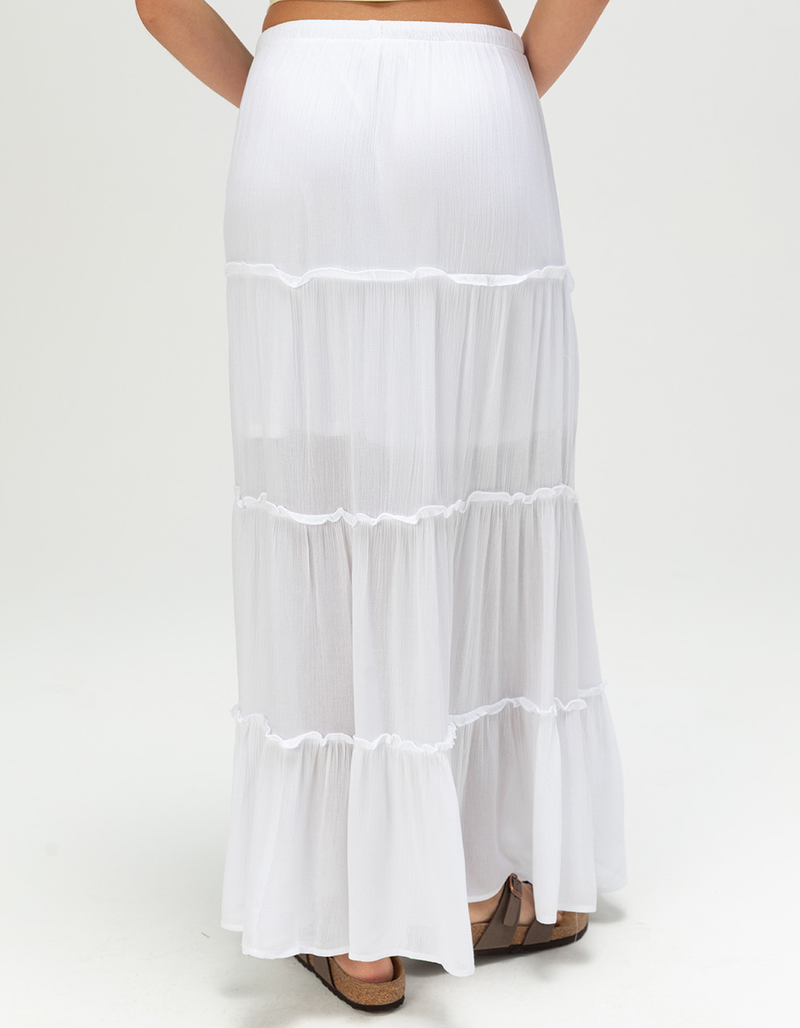 FULL TILT Tiered Womens Maxi Skirt image number 3
