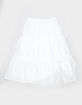 NECTAR CLOTHING Girls Eyelet Maxi Skirt image number 3