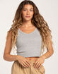 HEART & HIPS V-Neck Womens Crop Cami image number 1