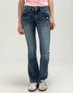RSQ Womens Cargo Bootcut Jeans image number 2