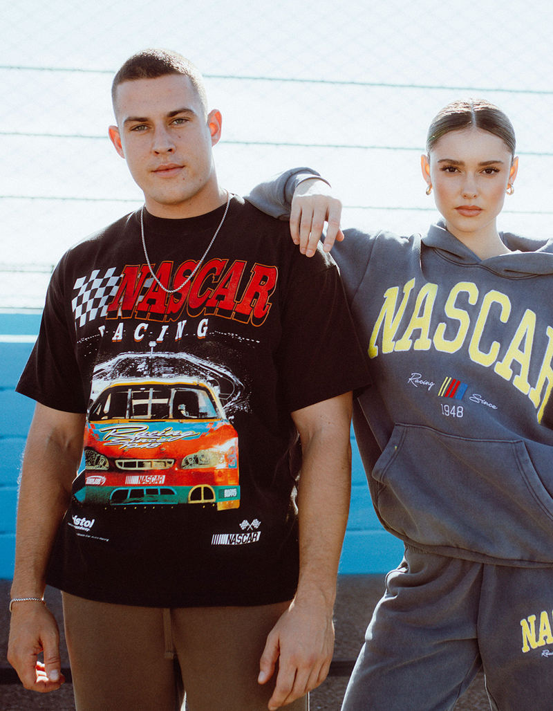 TILLYS x NASCAR Racecar Mens Boxy Tee image number 4
