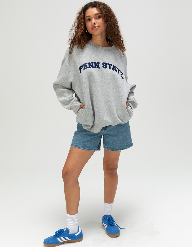HYPE AND VICE Penn State University Womens Crewneck Sweatshirt image number 3