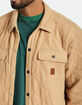 BRIXTON Cass Quilted Fleece Mens Jacket image number 4