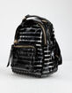 Clear Black Stripe Mini Backpack image number 2