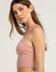 BOZZOLO Wide Band Womens Square Neck Tank Top image number 2