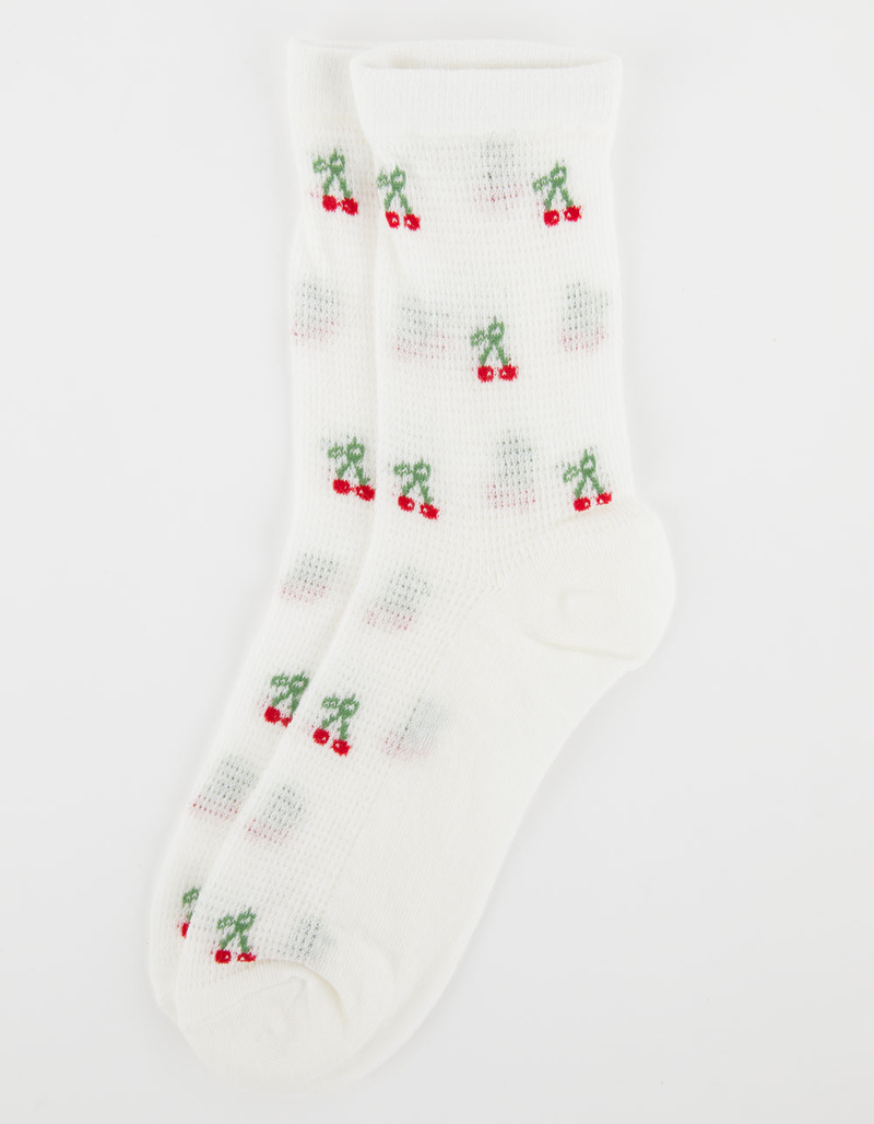 MEMOI Cherry Bomb Womens Anklet Socks image number 0