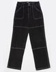 RSQ Girls Contrast Seam Wide Leg Pants image number 2