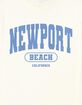 NEWPORT BEACH Collegiate Unisex Kids Tee image number 2