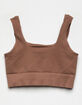 WHITE FAWN Square Neck Girls Bralette image number 2