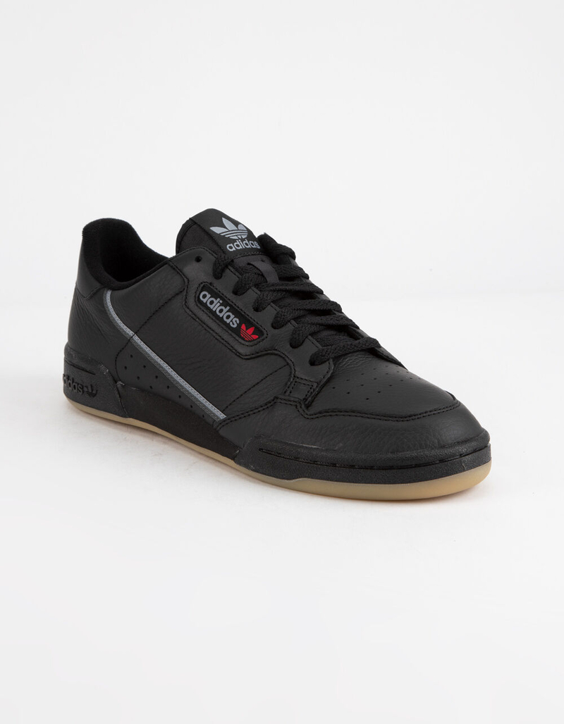 ADIDAS Continental 80 Core Black & Gum Shoes image number 1