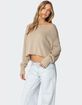 EDIKTED Aviv Wide Neck Oversized Sweater image number 3