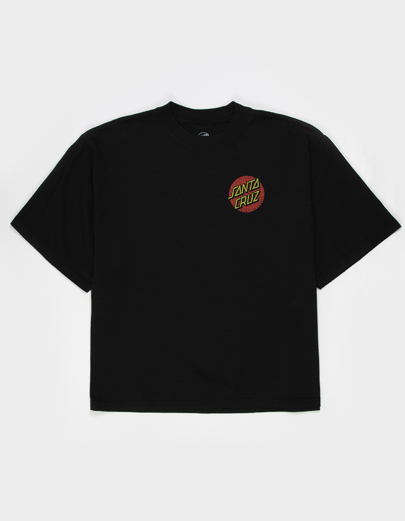 SANTA CRUZ Crackle Dot Mens Boxy Tee image number 1