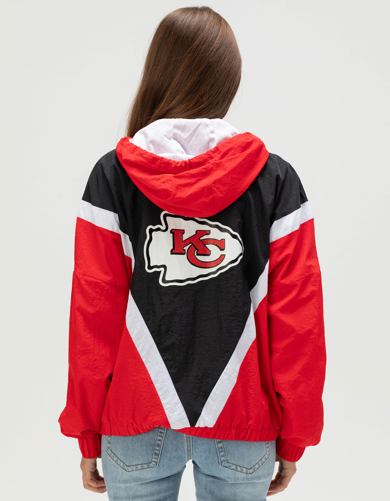 WEAR BY ERIN ANDREWS Kansas City Chiefs Womens Windbreaker Jacket image number 1