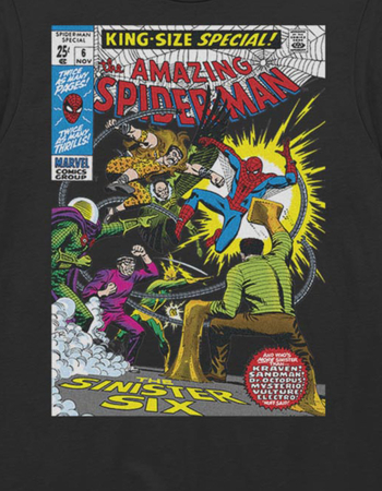 SPIDER-MAN Sinister Six Comic Unisex Tee Alternative Image