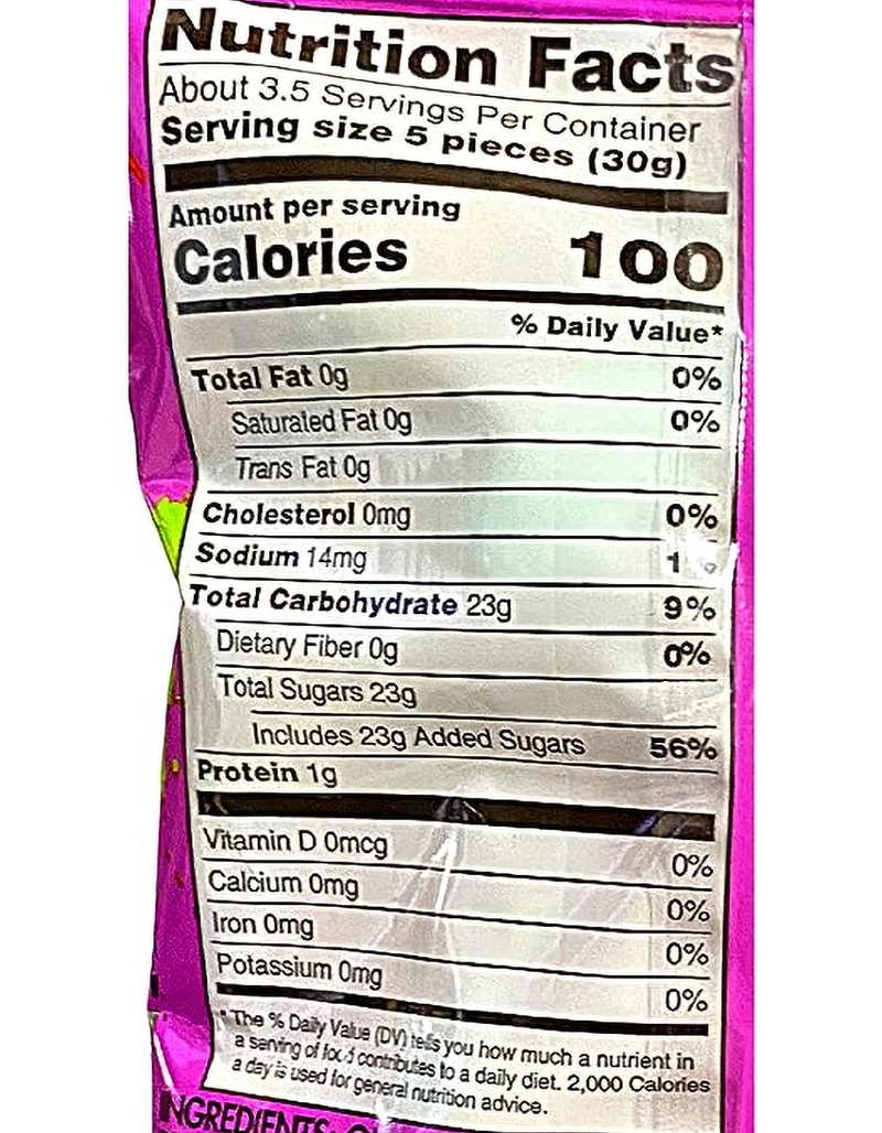 WARHEADS Sour Body Parts Gummy Candy image number 2