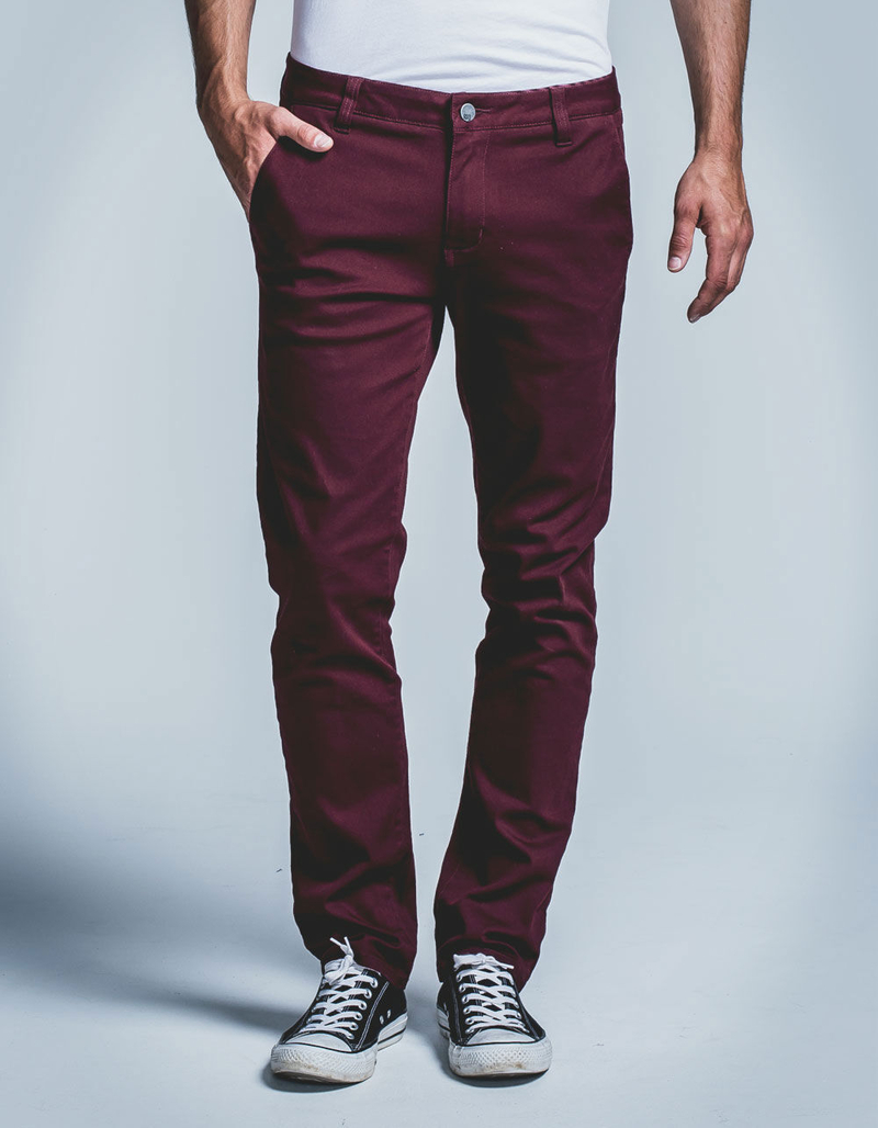 RSQ London Mens Skinny Chino Pants image number 1