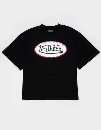 VON DUTCH Emblem Mens Boxy Tee Primary Image