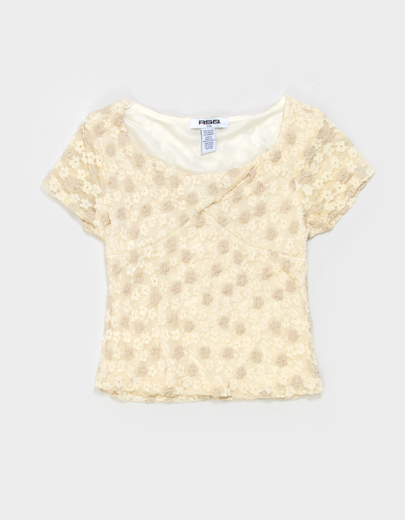 RSQ Girls Twist Lace Top image number 1
