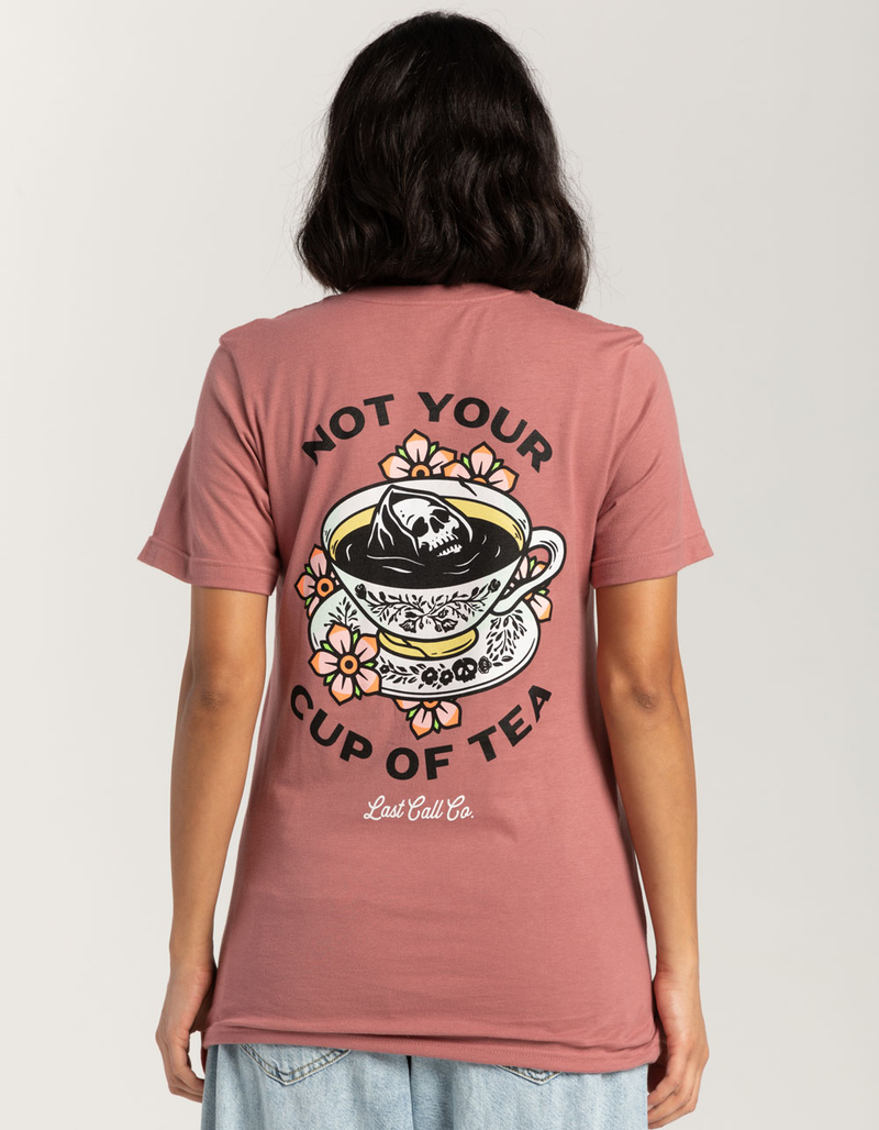 LAST CALL CO. Not Your Cup Of Tea Womens Boyfriend Tee image number 0