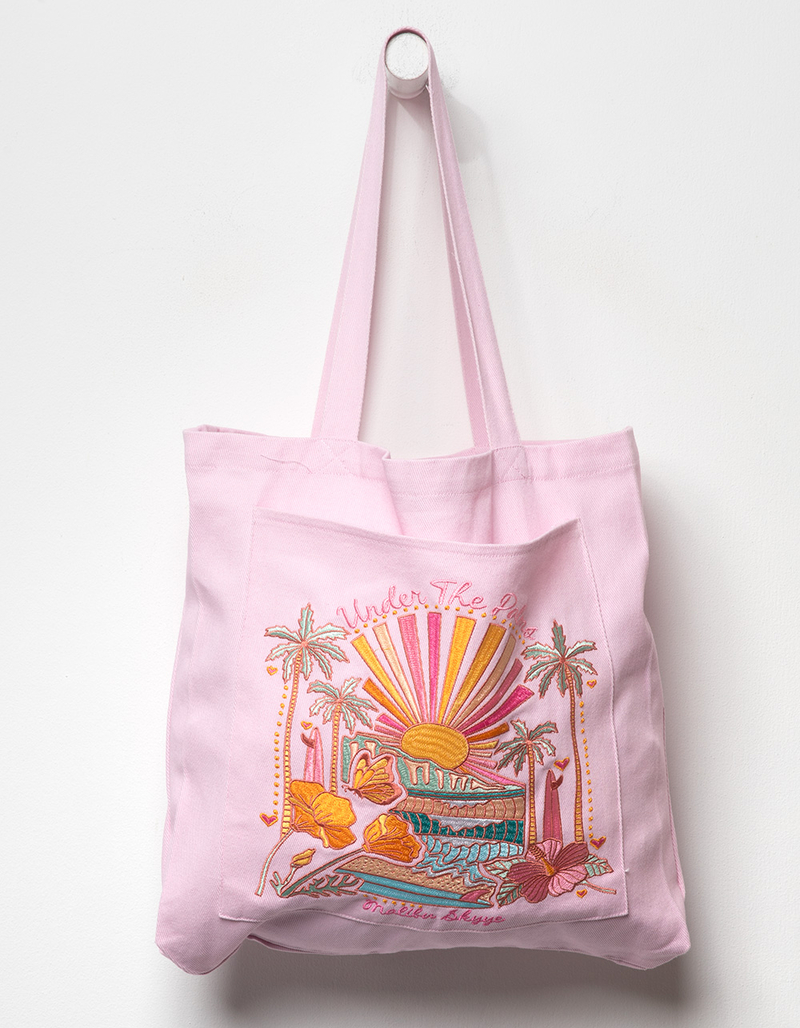 MALIBU SKYYE Under The Palms Tote Bag image number 2