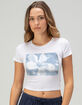 HIBISCUS Photo Womens Baby Tee image number 1