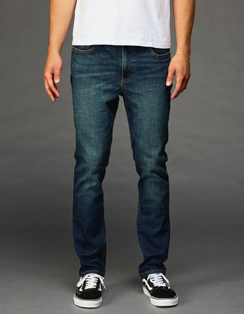 RSQ Mens Slim Taper Vintage Flex Jeans Primary Image