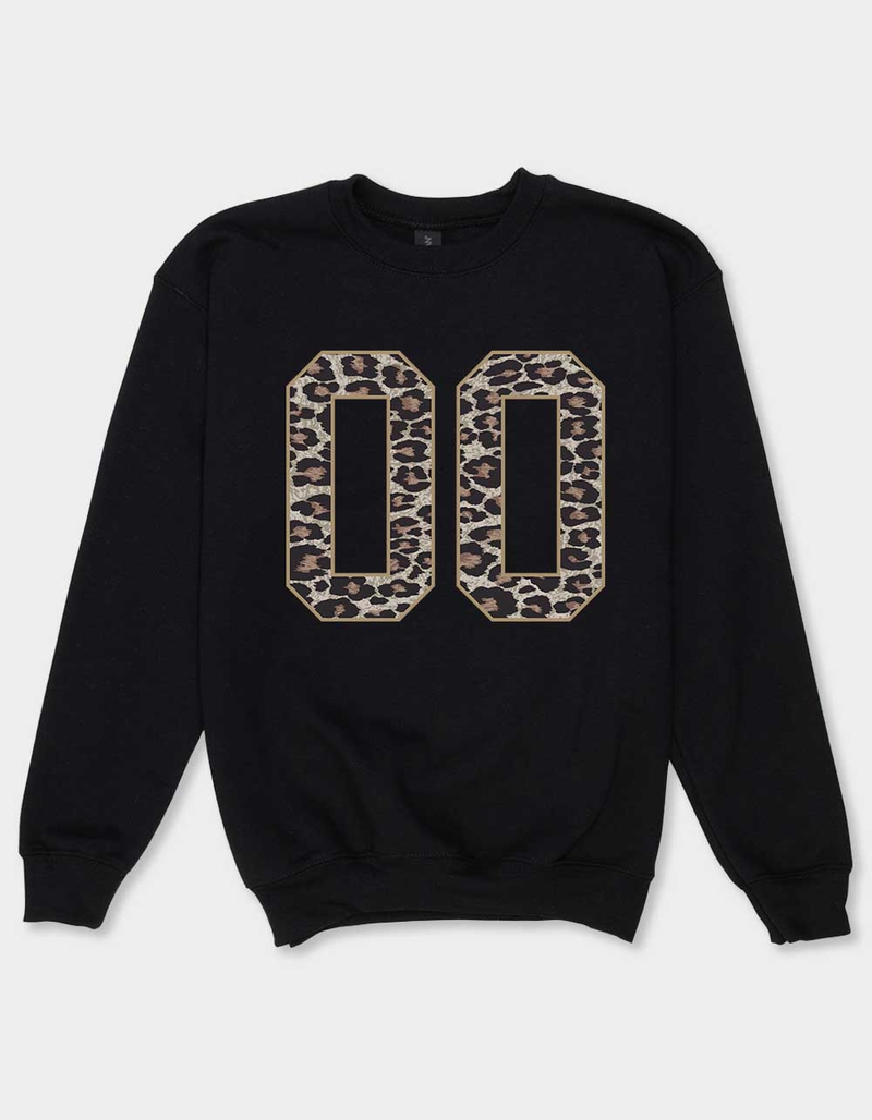 LEOPARD Double Zero Kids Unisex Crewneck Sweatshirt image number 0
