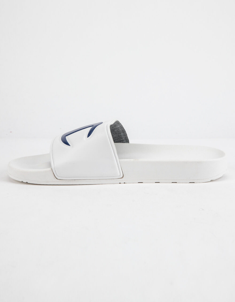 CHAMPION IPO White Mens Slide Sandals image number 3