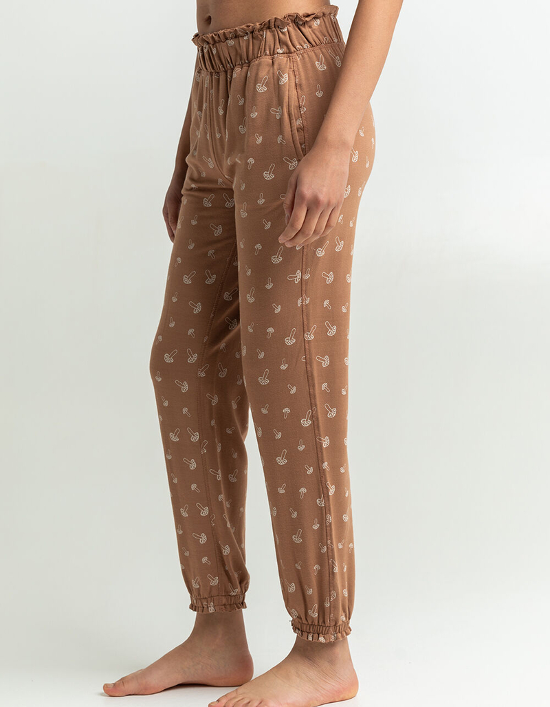 SKY AND SPARROW Printed Cozy Womens Jogger image number 2