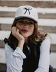 KATYDID Black Coquette Bow Vintage Two-Toned Hat image number 6