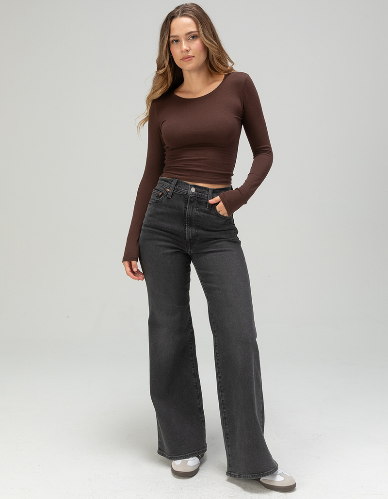 LEVI'S Ribcage Bell Womens Jeans - Cut And Dry No Destination image number 0