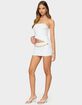 EDIKTED Vivi Mesh Asymmetric Tube Top image number 3