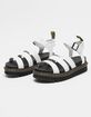 DR. MARTENS Blaire Womens White Platform Sandals image number 1