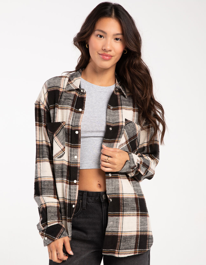 RSQ Womens Basic Flannel image number 0