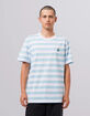 HUF Stindon Stripe Mens Tee image number 2