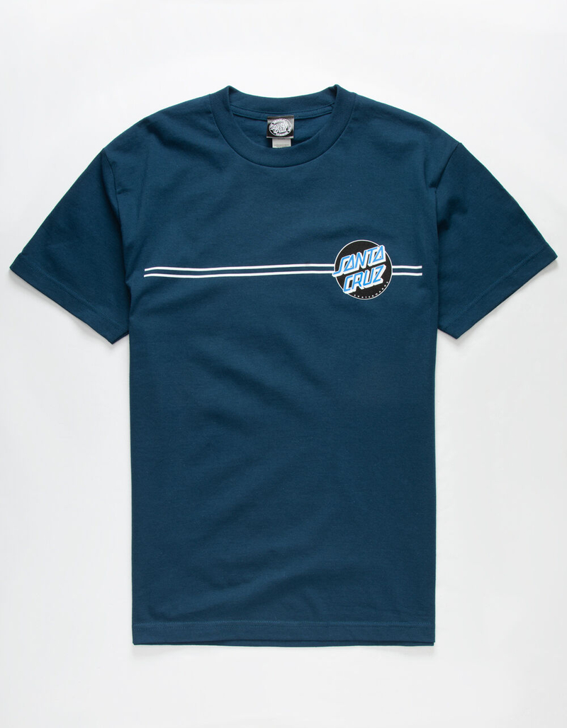 SANTA CRUZ Other Dot Navy Mens T-Shirt image number 1