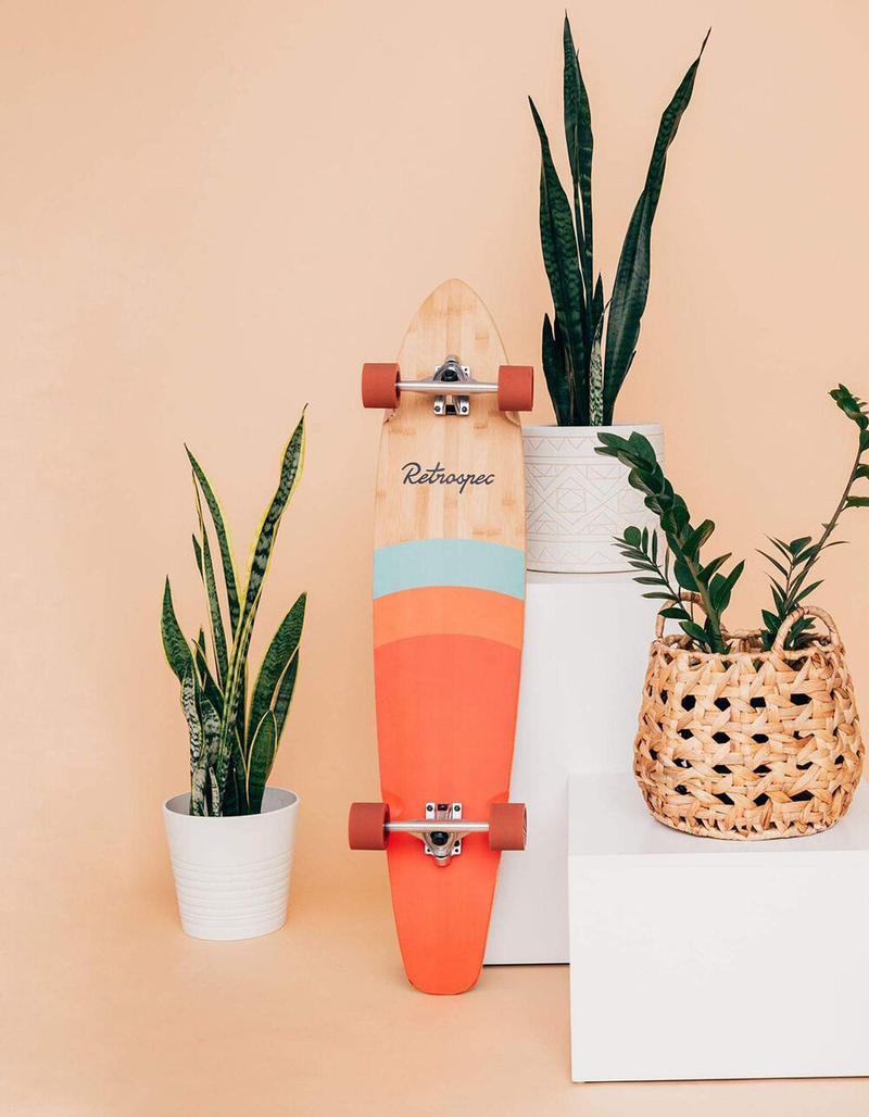 RETROSPEC Zed 44" Sunrise Longboard Skateboard image number 5