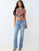 TRUE RELIGION Joey Low Rise Super T Flap Womens Flare Jeans image number 1