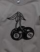CHERRIES 8 Ball Distressed Unisex Crewneck Sweatshirt image number 2
